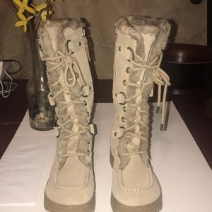 Calf length 3” heel Report winter boot